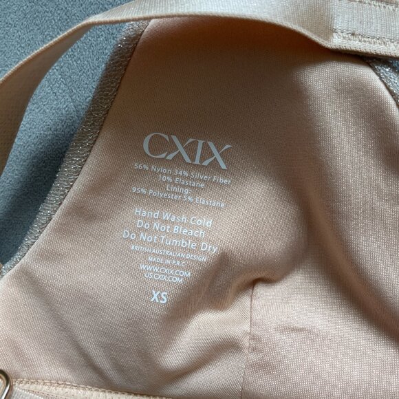 CXIX Cora Triangle Bra - Champagne Sparkle XS Pole - Picture 7 of 8